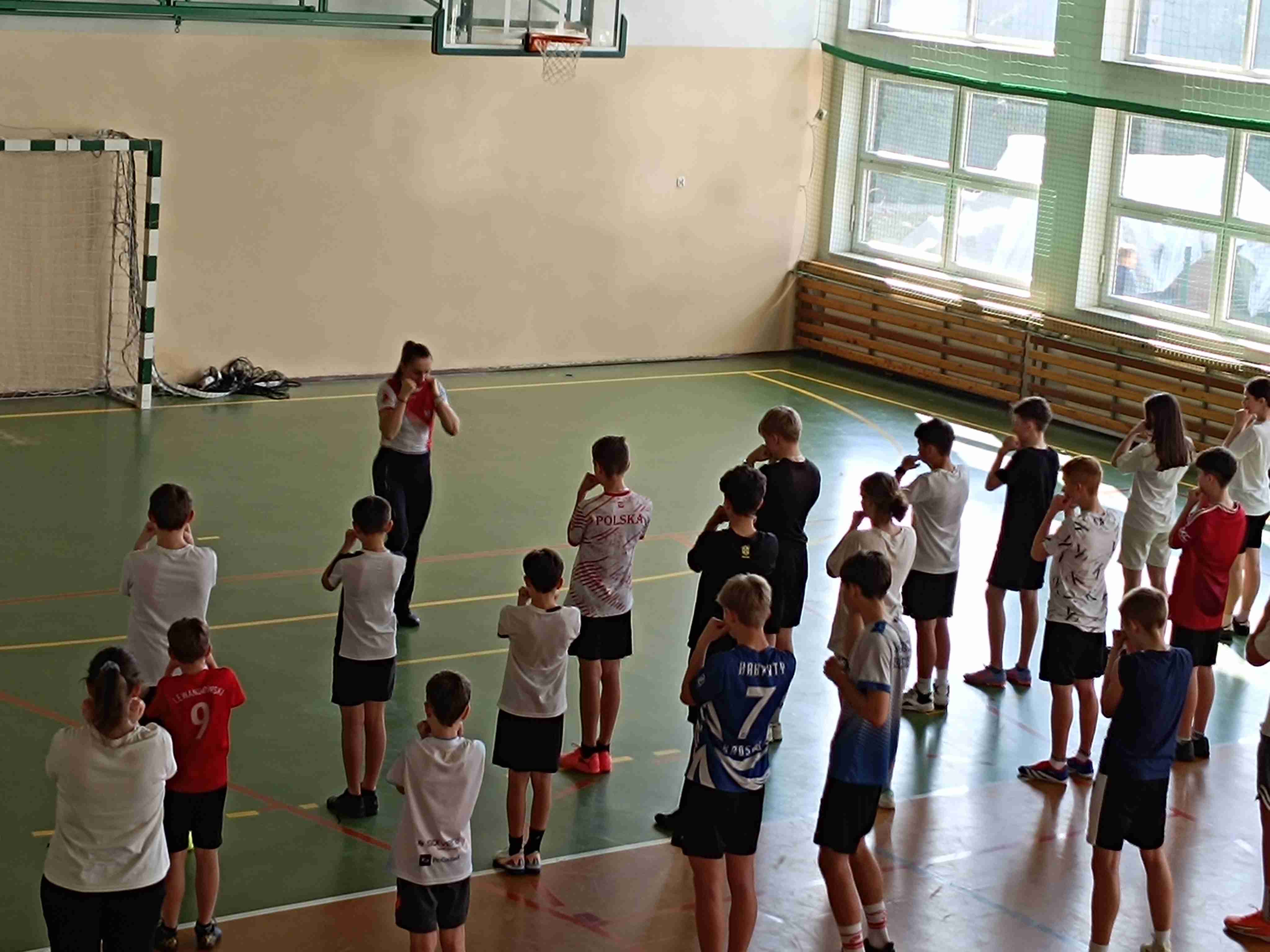 Iwona Nieroda-Zdziebko - wielokrotna Mistrzyni Świata w Kickboxingu w naszej szkole.