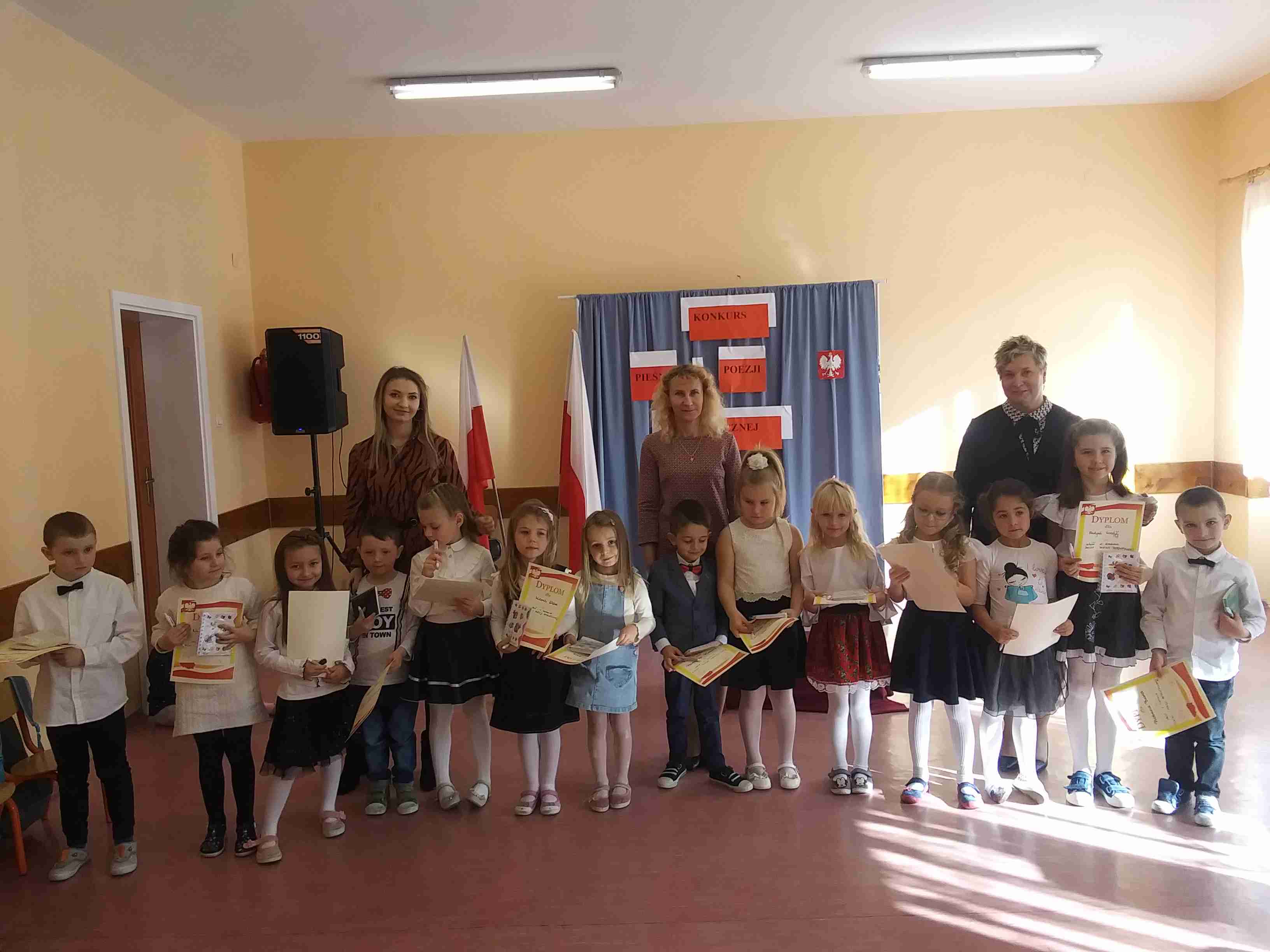 KONKURS PIEŚNI I POEZJI PATRIOTYCZNEJ - 5,6 LATKI