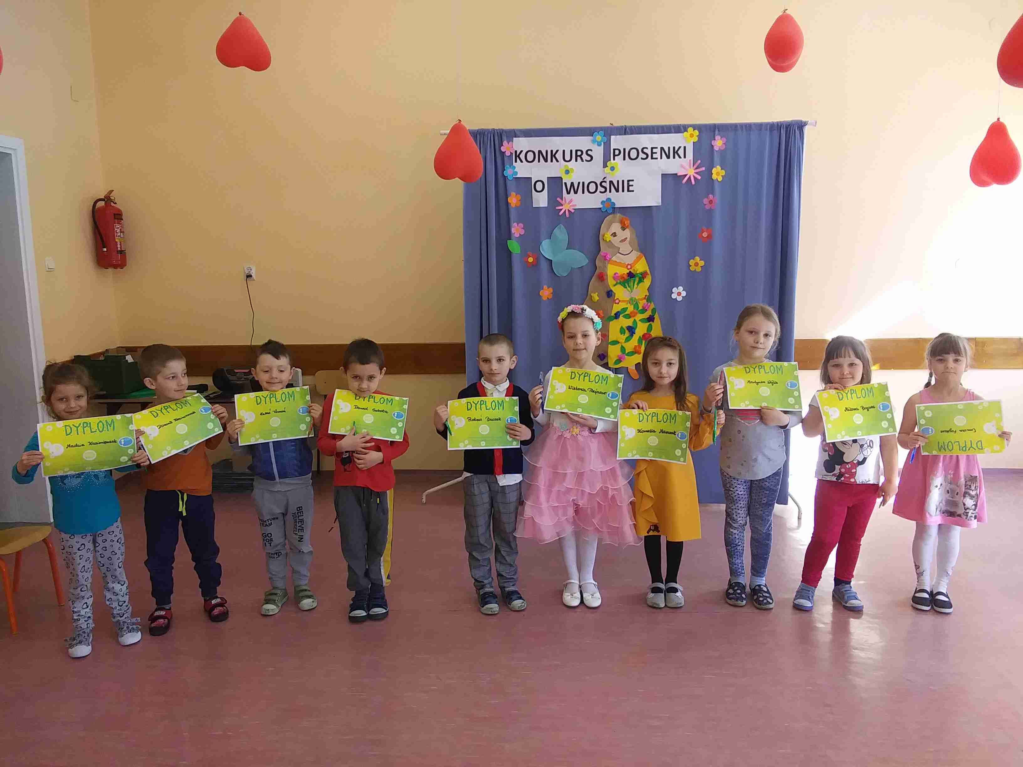 FESTIWAL PIOSENKI WIOSENNEJ - 5,6 LATKI