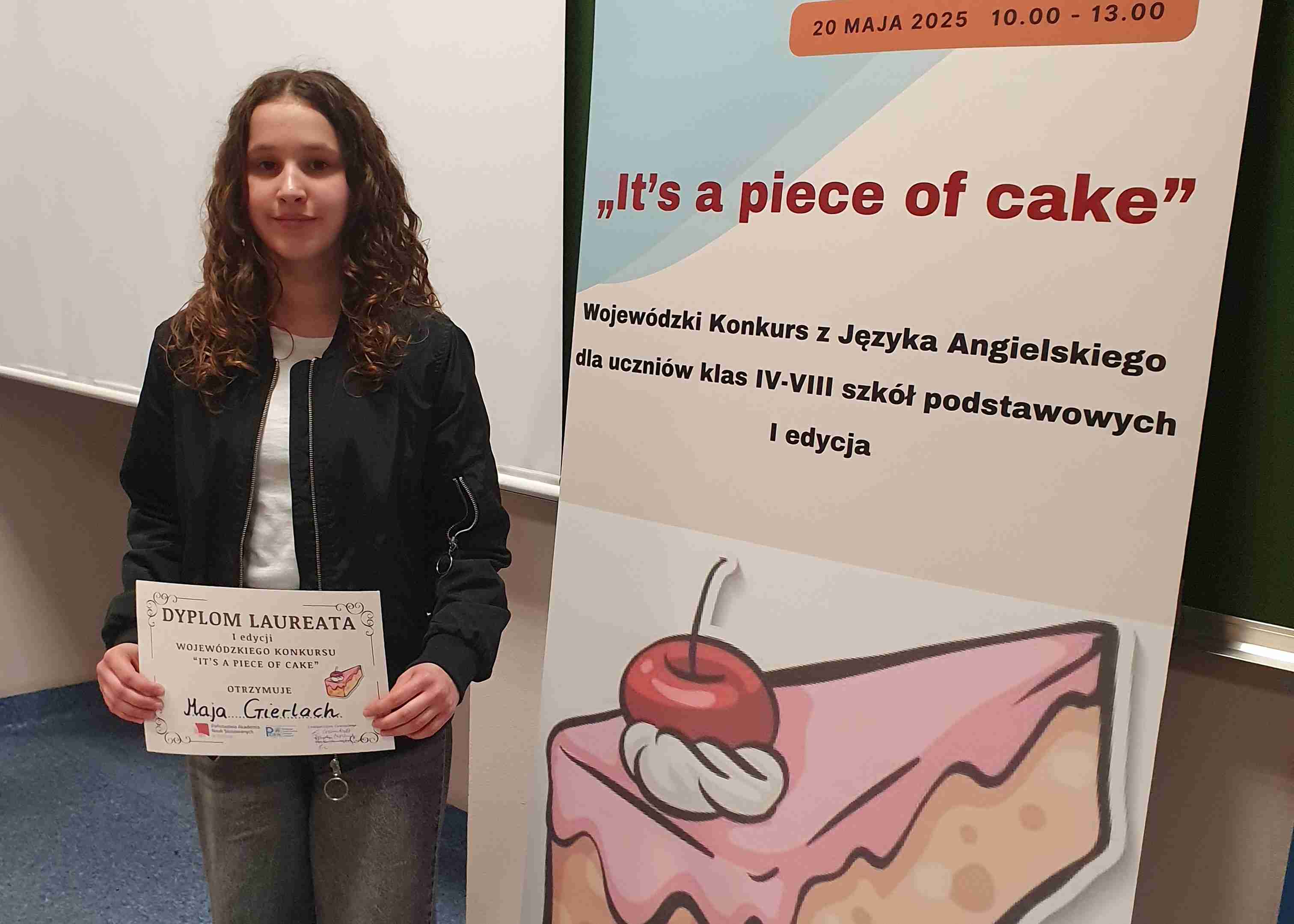 Sukces naszej uczennicy w wojewódzkim konkursie języka angielskiego