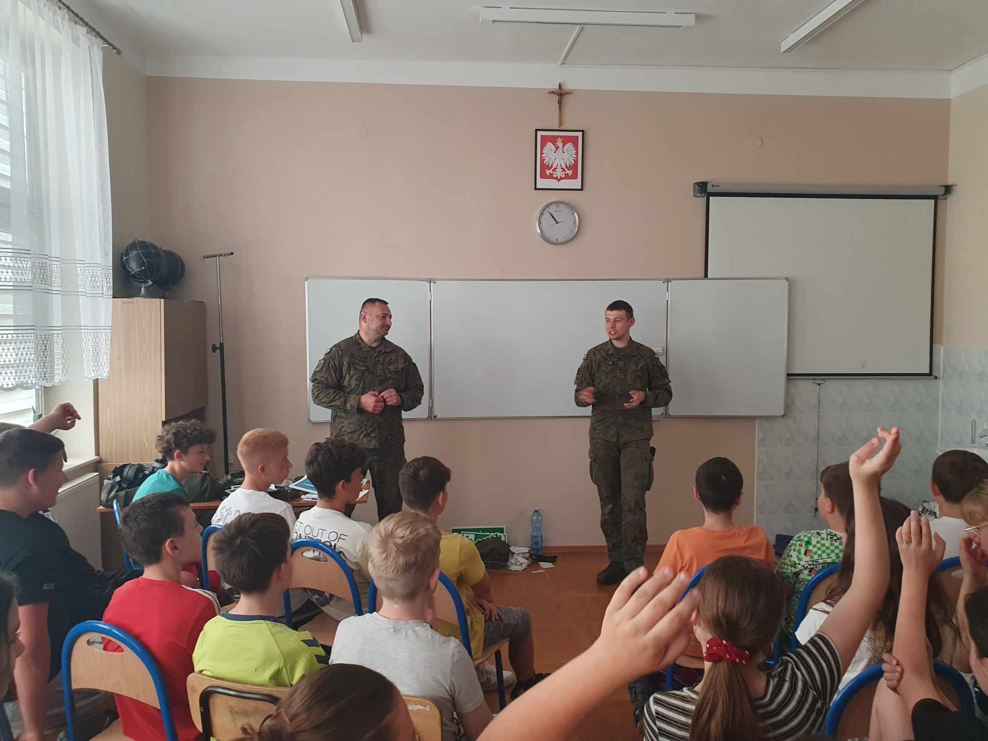 Edukacja z wojskiem.