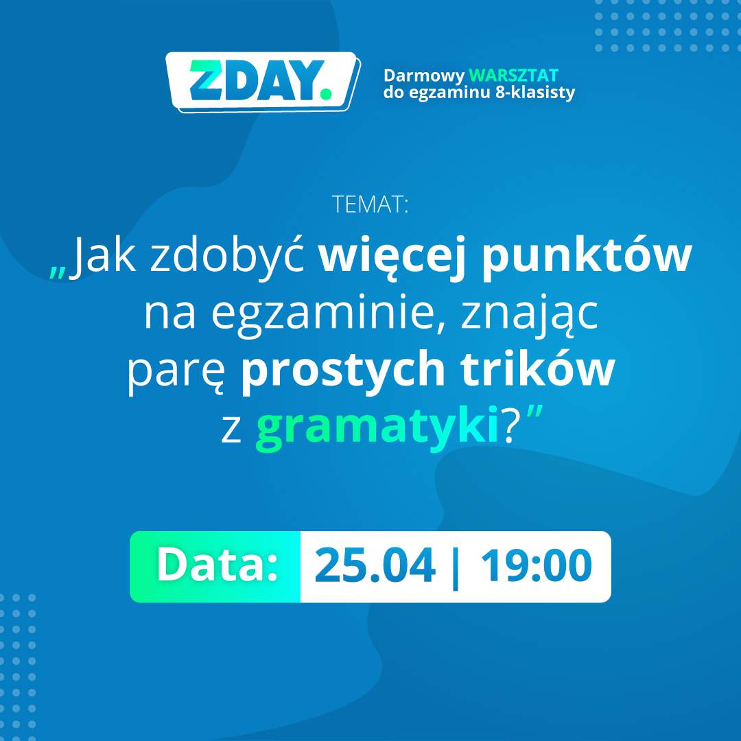 Warsztaty dla ósmoklasistów.