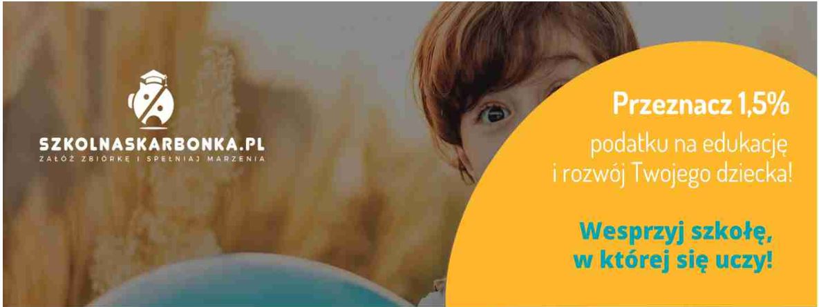 Zachęcamy do udziału w akcji "Szkolna Skarbonka".