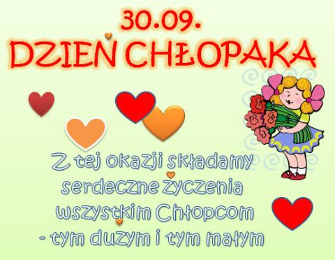 DZIEŃ CHŁOPAKA - 5,6 LATKI