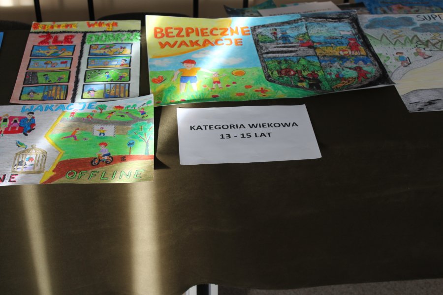 Konkurs plastyczny - Bezpieczne wakacje